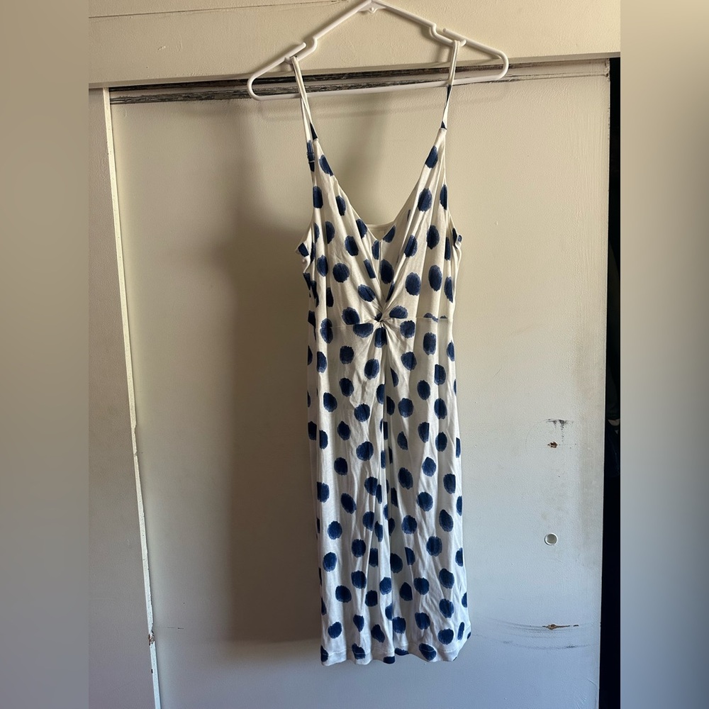H&M Blue & White Dress Size M NWT